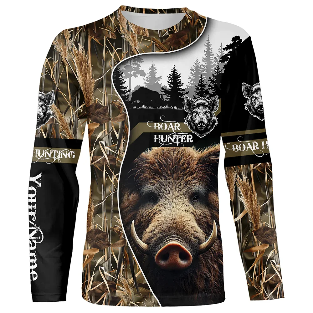 Wildman Hunting & Outdoor Reviews - تي شيرت رجالي بطبعة ثلاثية الأبعاد
