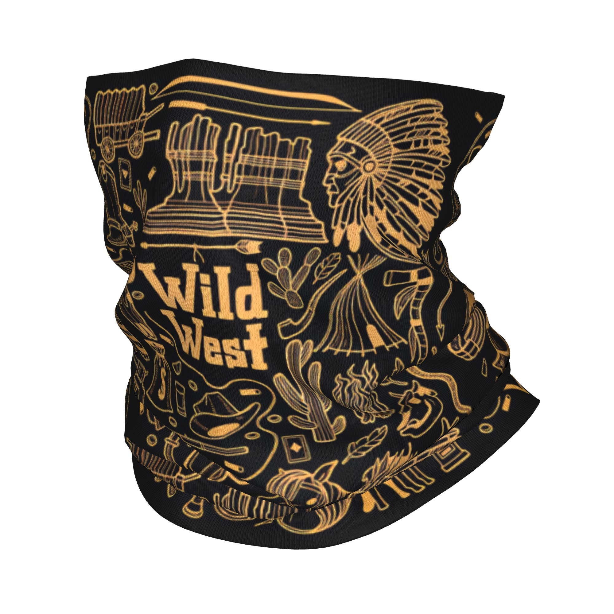 Wildman Hunting & Outdoor Reviews - قناع رياضي خارجي للدراجات بتصميم غرب