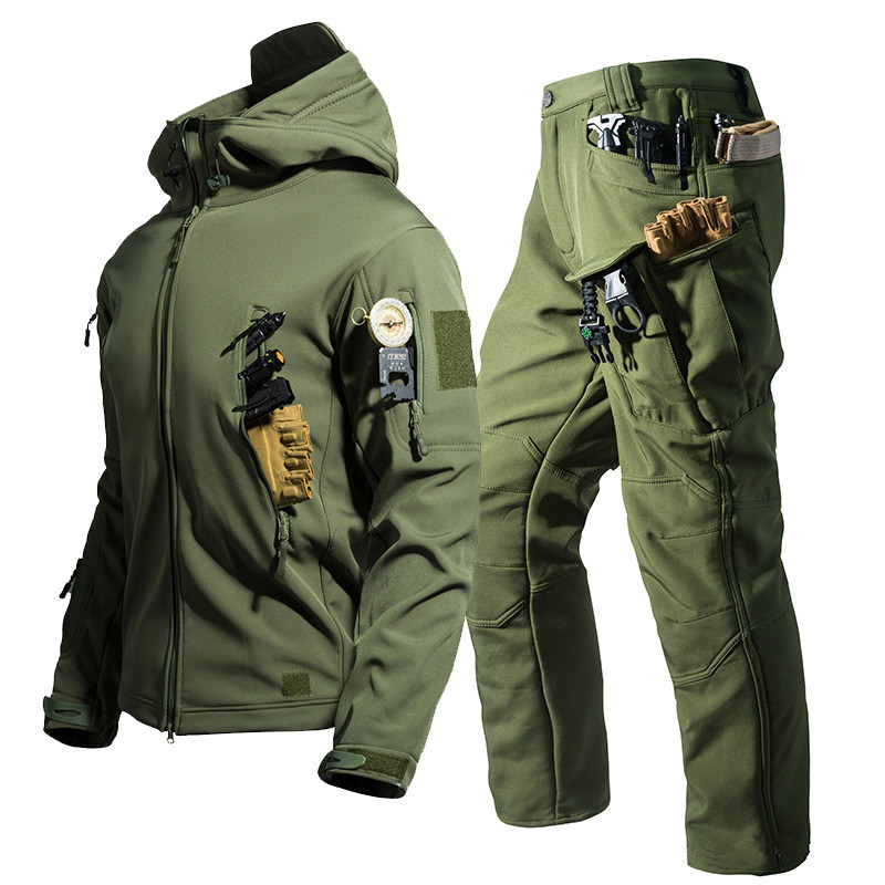سترة تكتيكية جديدة ذات قشرة نا - مراجعة Hunting Outdoor Pants وسعره