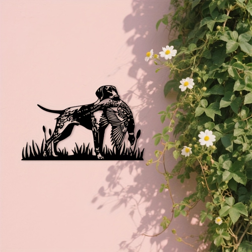 لوحة جدارية معدنية من CIFBUY ب - مراجعة Hunting Dog Outdoor وسعره