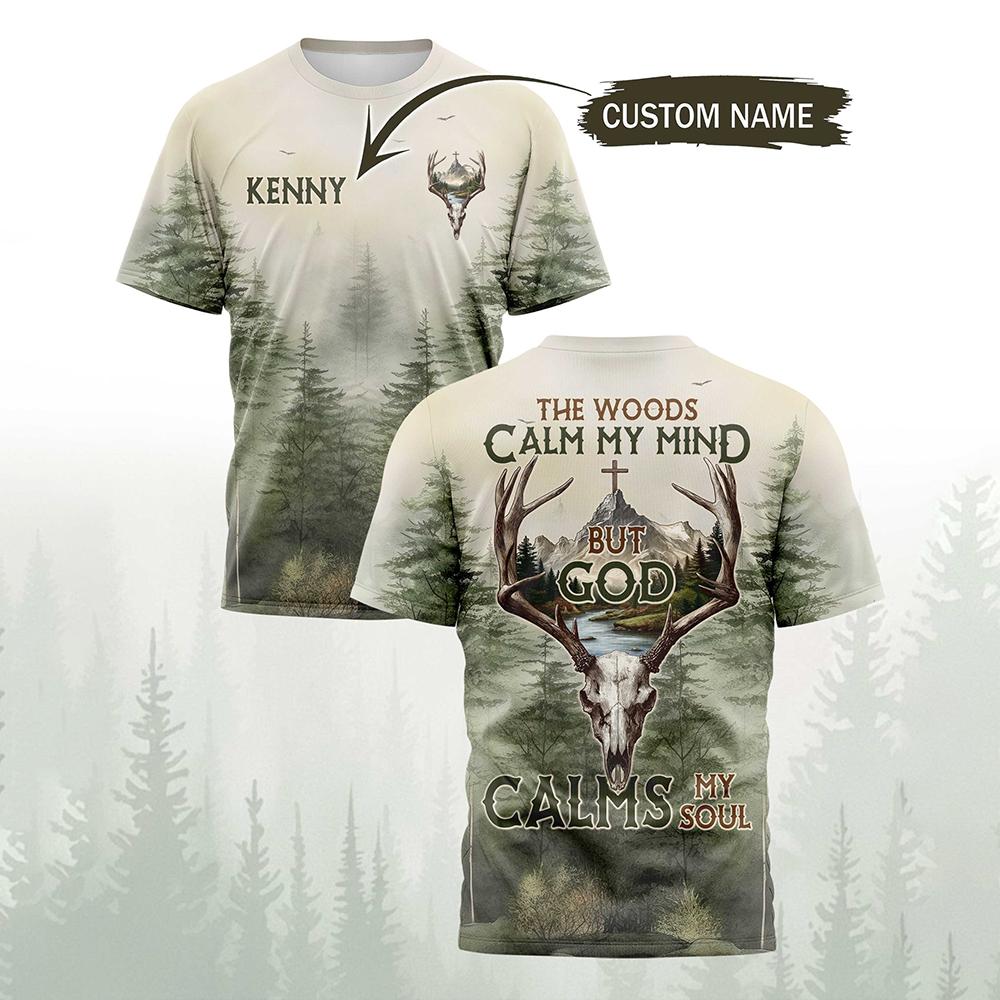 تي شيرت رجالي بتصميم دب الغابة - مراجعة Hunting And Camping In Forest وسعره