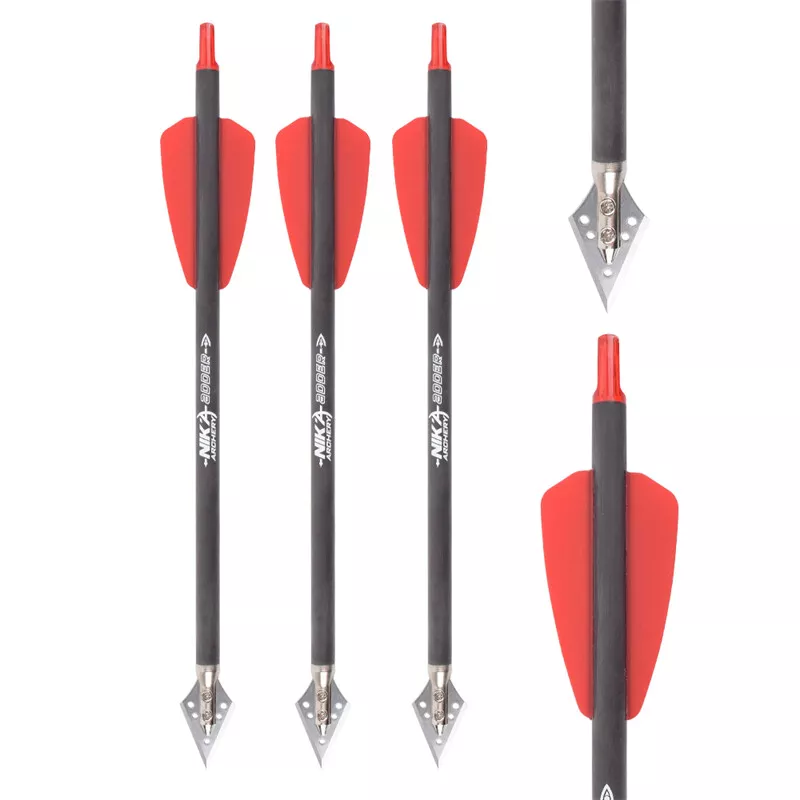 3-6 قطعة 7.5in مسامير القوس وا - مراجعة Crossbow Bolt Broadhead وسعره