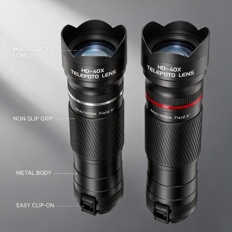 عدسة تصوير تليفوتوغرافي HD-40X - مراجعة Outdoor Hunting Photography وسعره