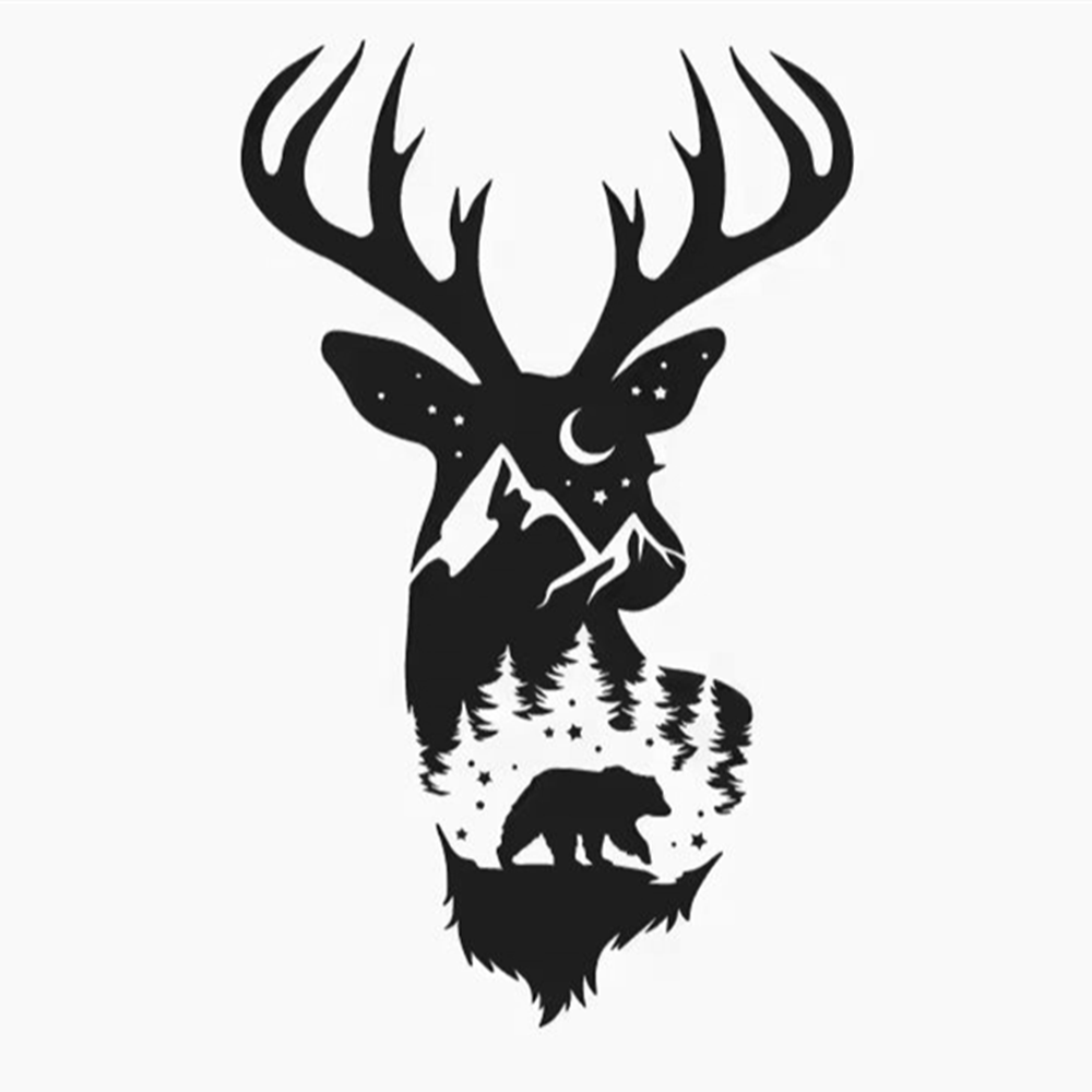 ملصق سيارة من الفينيل بتصميم ر - مراجعة Hunting And Camping In Forest وسعره