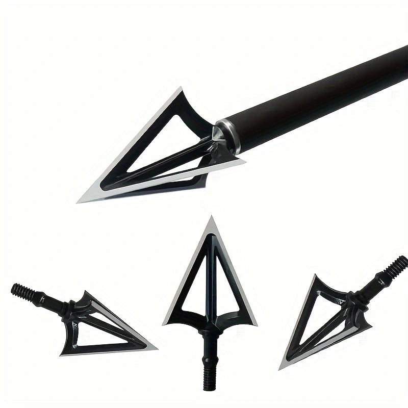 6 قطع رؤوس سهام صيد عالية الجو - مراجعة Crossbow Bolt Broadhead وسعره