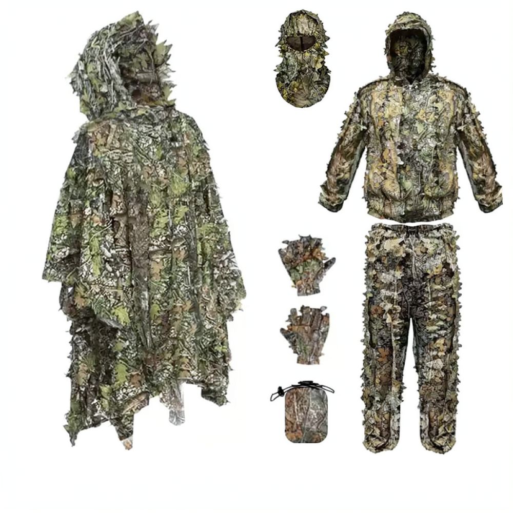 عباءة تمويه ثلاثية الأبعاد بتص - مراجعة Hunting Outdoor Watch وسعره