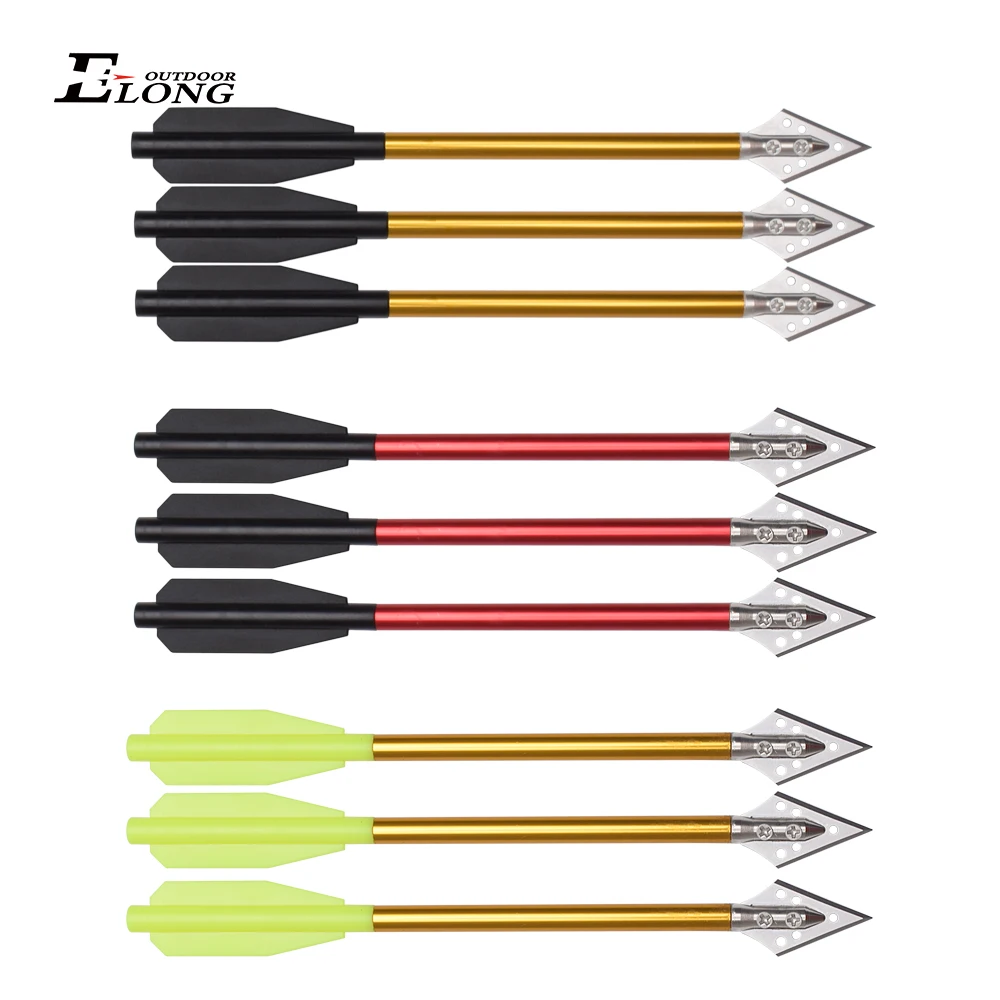 3 قطعة مسامير القوس والنشاب ال - مراجعة Crossbow Bolt Broadhead وسعره